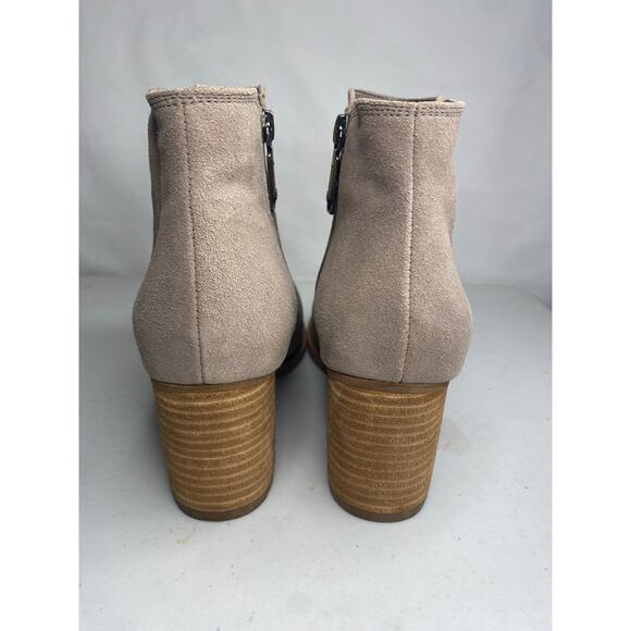 Blondo Womens Waterproof Gray Ankle Booties Chunky Heel Western Country Size 8.5 - Picture 6 of 16